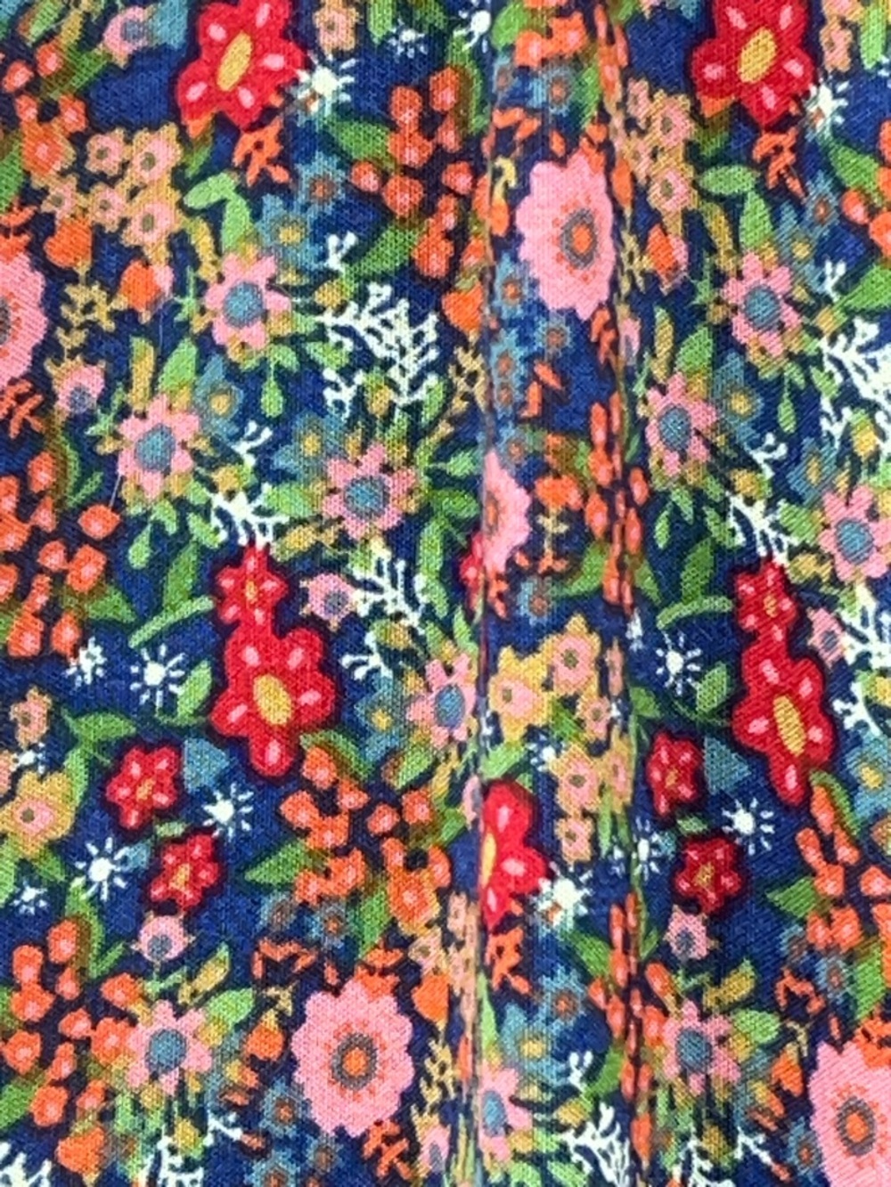 Natural Life M Kaia Maxi Dress 0489 Tiered Ditsy Floral Boho Prairie medium - Picture 5 of 11